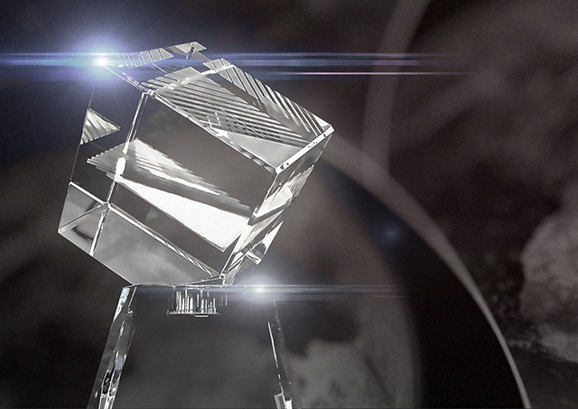 A photo showcasing the Kenneth M. Spraetz Distinguished Safety Achievement Award trophy.