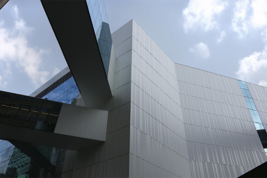 Exterior hospital building