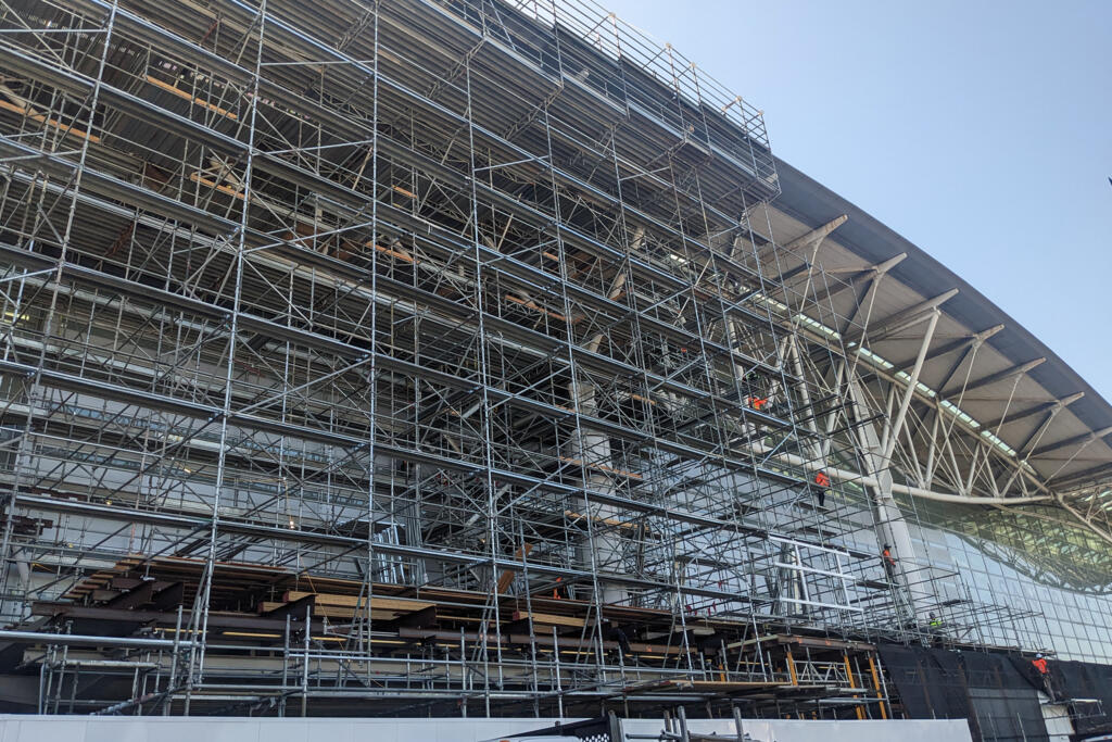 San Francisco Airport scaffold project photo